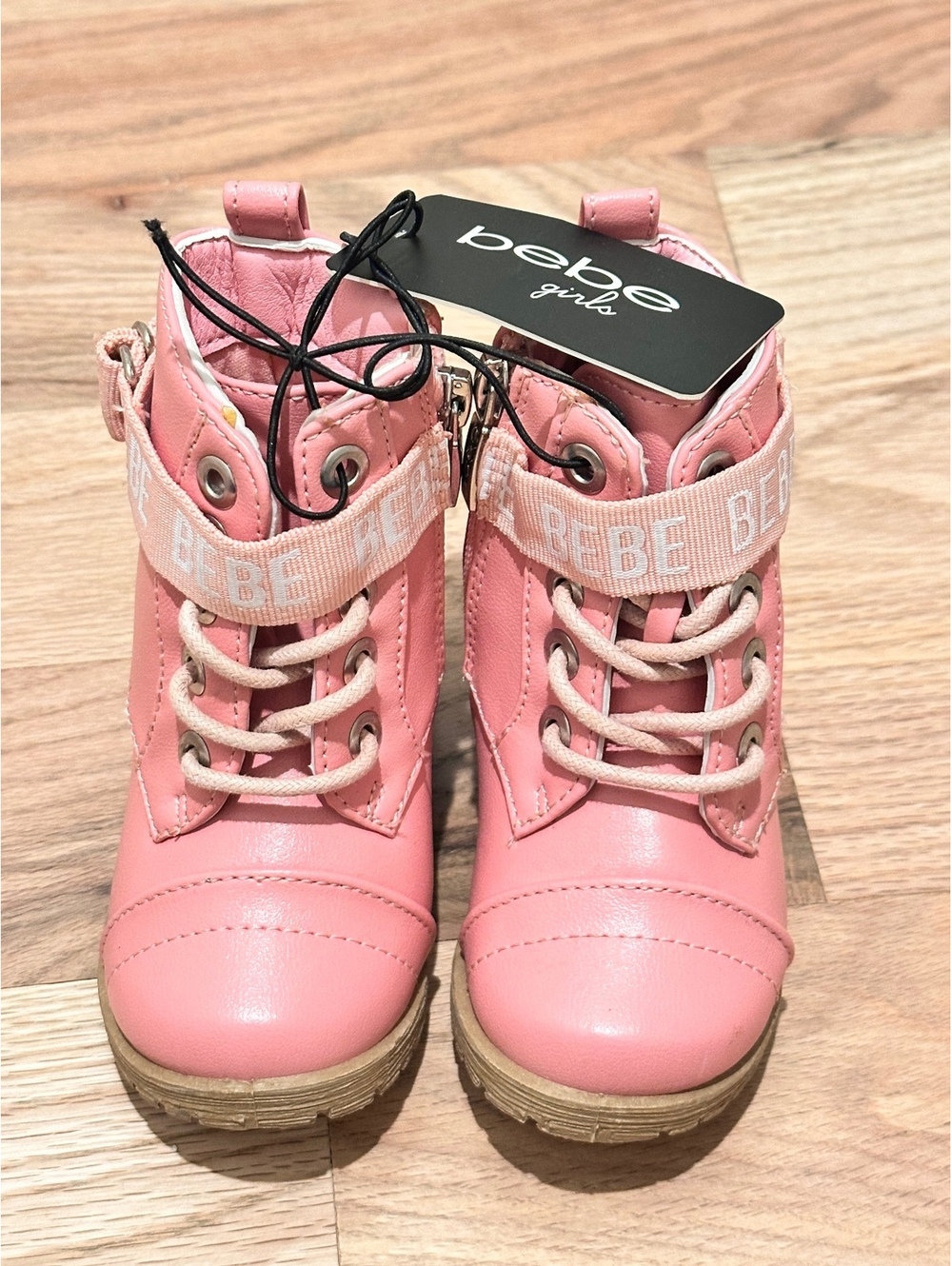 Bebe Girls Pink Boots Sz 6